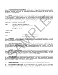 Lender Participation Agreement - Sample - City of San Diego, California, Page 4