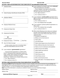 Public Service Loan Forgiveness (Pslf) &amp; Temporary Expanded Pslf (Tepslf) Certification &amp; Application - William D. Ford Federal Direct Loan (Direct Loan) Program, Page 2