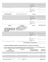 Form eDR5222 Affidavit of Property and Debt - Franklin County, Ohio, Page 5