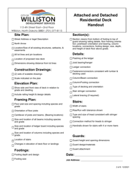 Attached and Detached Residential Deck Handout - City of Williston, North Dakota, Page 2