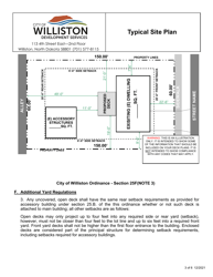 Attached and Detached Residential Deck Handout - City of Williston, North Dakota, Page 3