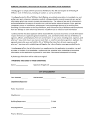 Application for Business License - Farmers Market, Flea Market, Fair, Carnival &amp; Circus, Etc. - City of Williston, North Dakota, Page 2