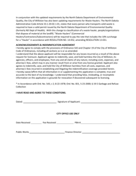 Application for Hauling Waste - City of Williston, North Dakota, Page 2