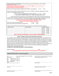 Application for Special Event Permit - City of Williston, North Dakota, Page 4