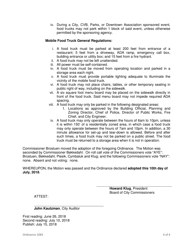 Application for Business License - Mobile Food Unit - City of Williston, North Dakota, Page 13