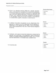 Application for Medical Marihuana Facility - Stakeholder/Shareholder/Member Form - Individual Application - City of Albion, Michigan, Page 7