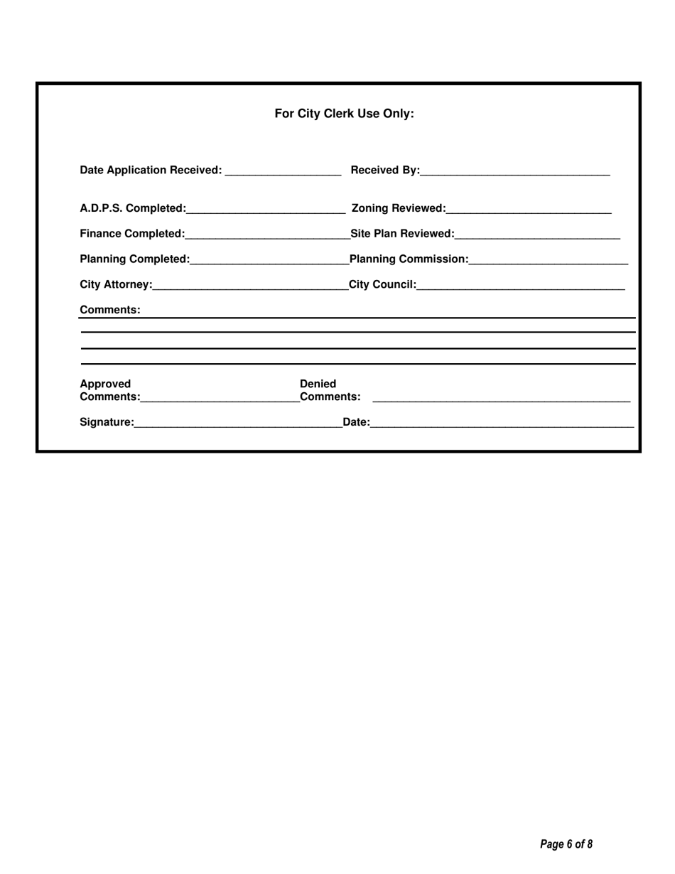 Application for Adult Use Marihuana Growers and Processor Facility - City of Albion, Michigan, Page 6