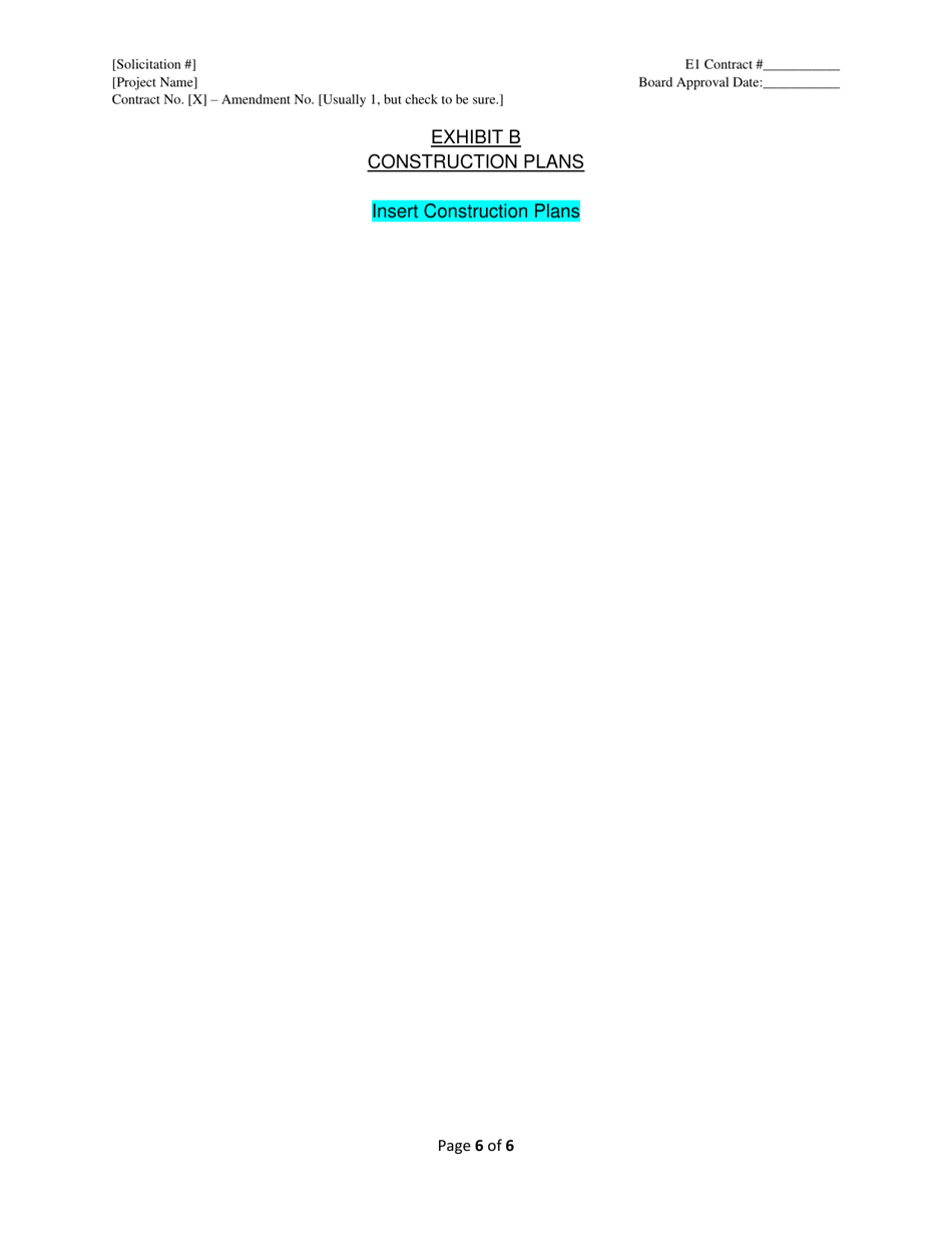 First Amendment of Construction Manager Services Agreement for Phase 2 - Construction Services - Lee County, Florida, Page 6