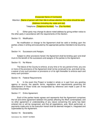 Master Construction Agreement - Lee County, Florida, Page 11