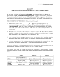 Master Construction Agreement - Lee County, Florida, Page 20