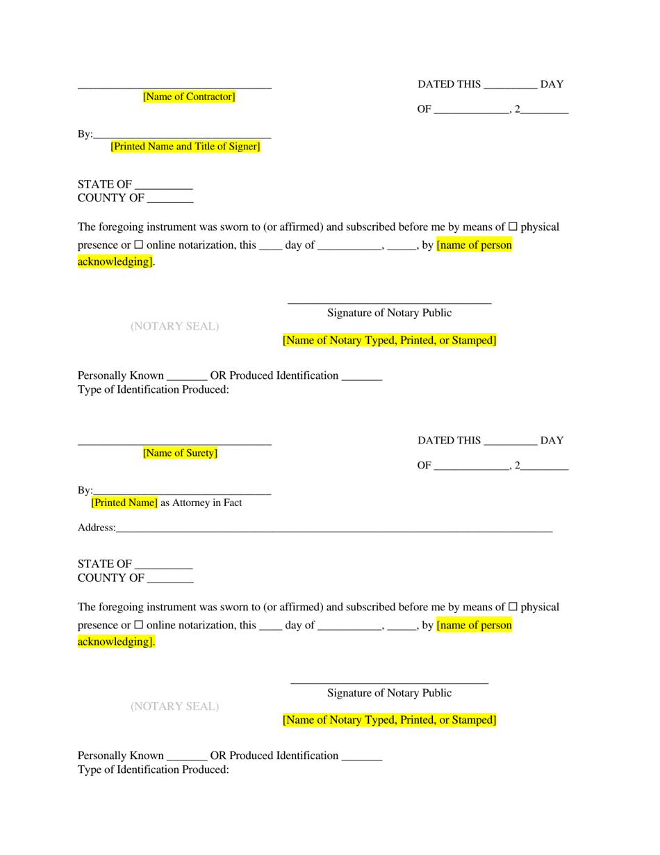 Master Construction Agreement - Lee County, Florida, Page 21
