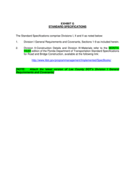 Master Construction Agreement - Lee County, Florida, Page 22