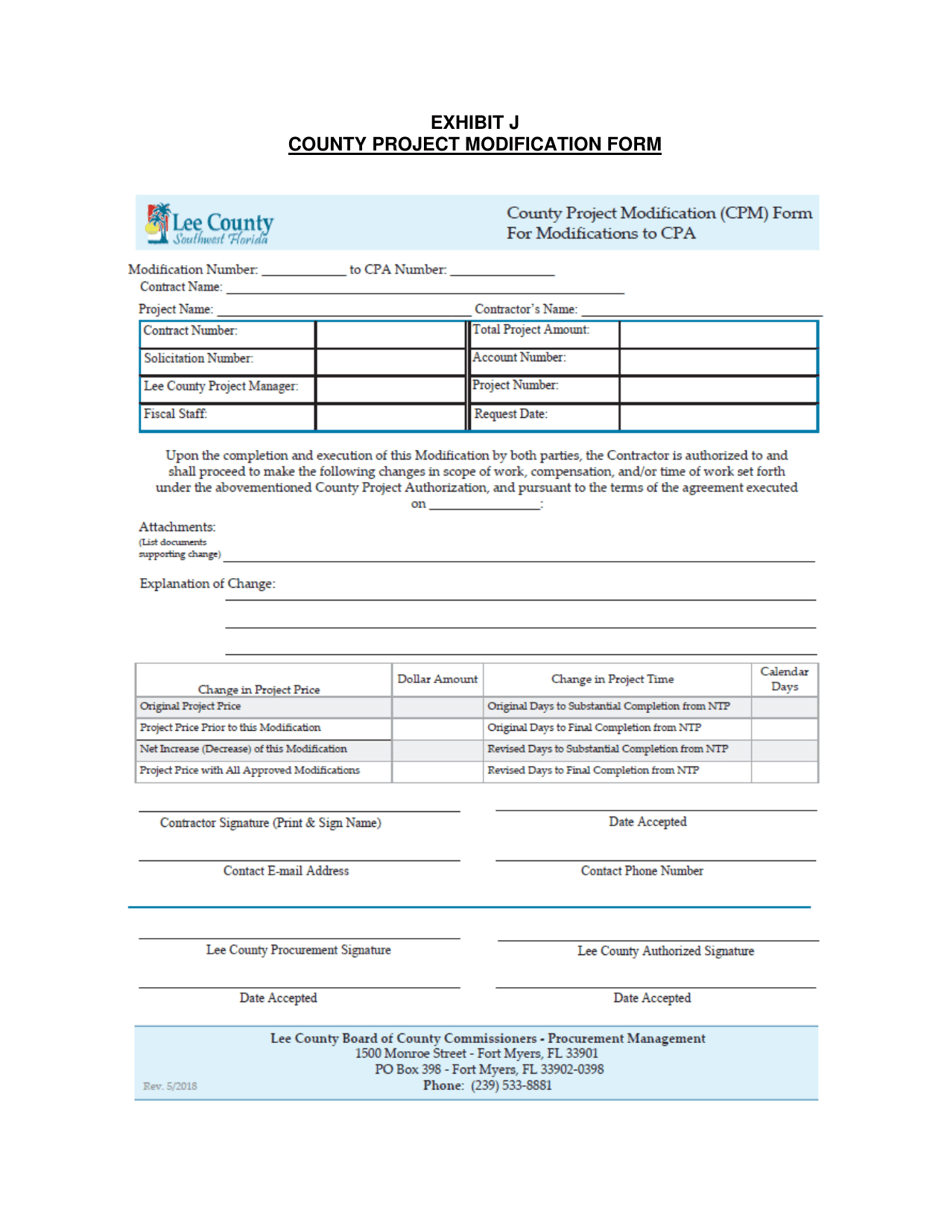 Master Construction Agreement - Lee County, Florida, Page 27