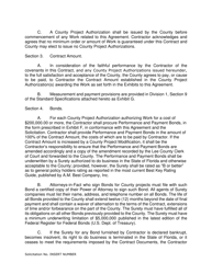 Master Construction Agreement - Lee County, Florida, Page 3