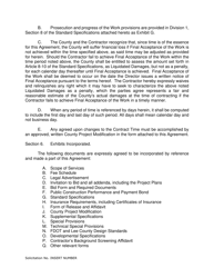 Master Construction Agreement - Lee County, Florida, Page 5