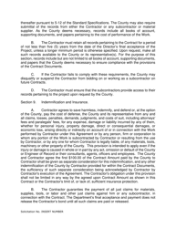 Master Construction Agreement - Lee County, Florida, Page 7