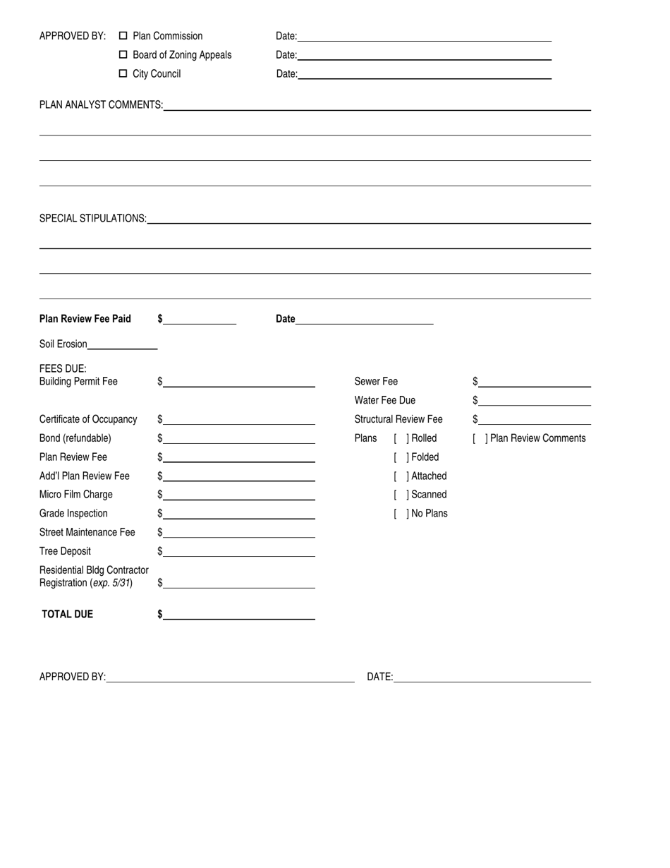 Residential Building Permit Application - City of Troy, Michigan, Page 2