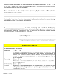 Adult Business Use License Application - City of Troy, Michigan, Page 2
