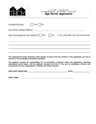 Sign Permit Application - City of Troy, Michigan, Page 2