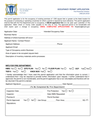 &quot;Occupancy Permit Application - Office Space &amp; Retail Business&quot; - City of Troy, Michigan