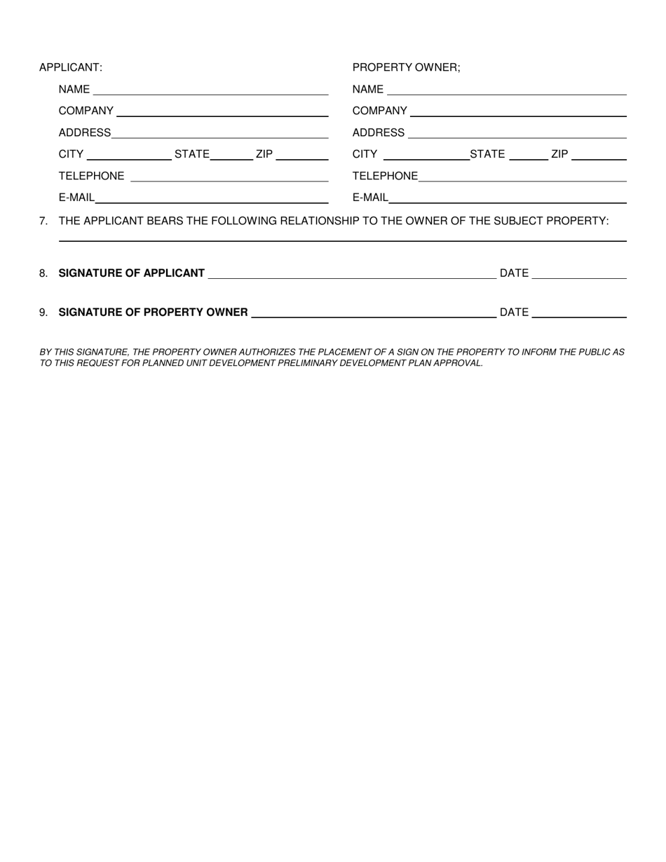 Planned Unit Development Preliminary Development Plan (Pdp) Application - City of Troy, Michigan, Page 2