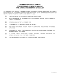 Planned Unit Development Concept Development Plan (Cdp) Application and Application to Amend the Zoning District Map - City of Troy, Michigan, Page 2