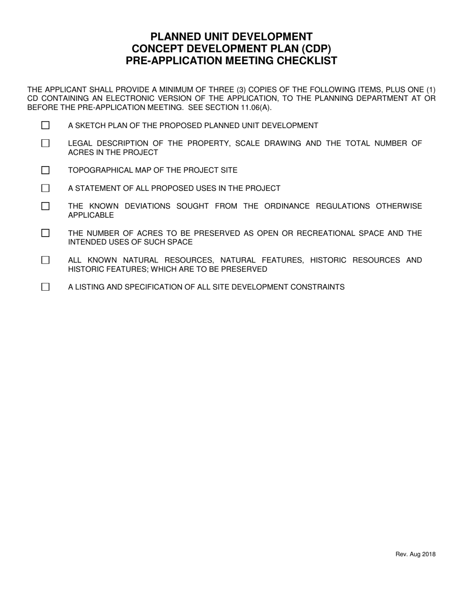 Planned Unit Development Concept Development Plan (Cdp) Application and Application to Amend the Zoning District Map - City of Troy, Michigan, Page 2