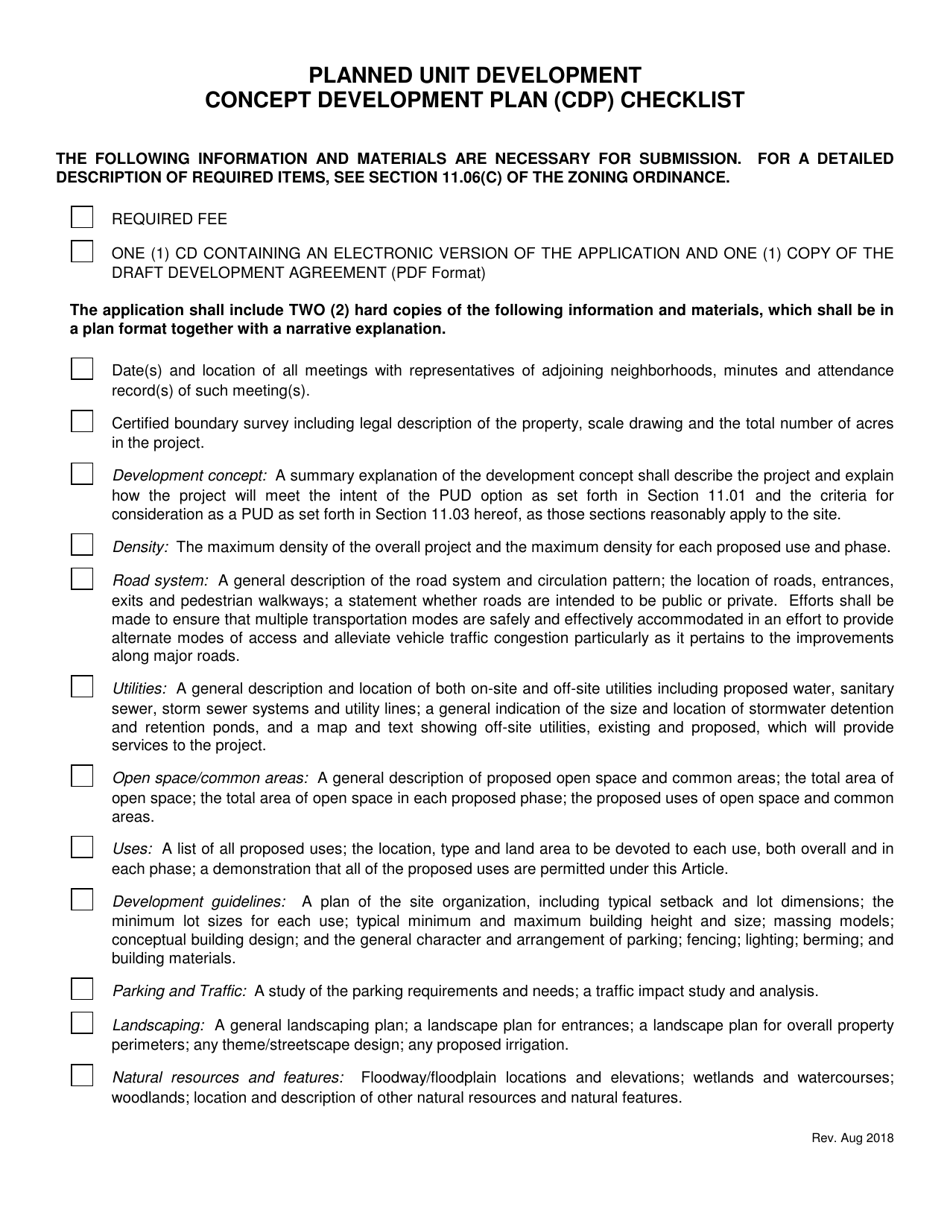 Planned Unit Development Concept Development Plan (Cdp) Application and Application to Amend the Zoning District Map - City of Troy, Michigan, Page 3