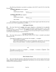 Form H990 Agreed Judgment Entry Modification of Allocation of Parental Rights and Responsibilities With Support - Cuyahoga County, Ohio, Page 6
