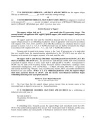 Form H990 Agreed Judgment Entry Modification of Allocation of Parental Rights and Responsibilities With Support - Cuyahoga County, Ohio, Page 9