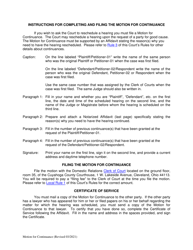 Document preview: Motion for Continuance - Cuyahoga County, Ohio