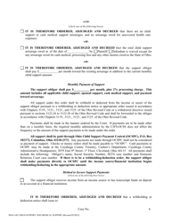 Form H810 Agreed Judgment Entry Child Support and Medical Support - Cuyahoga County, Ohio, Page 6