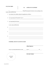 Application to Review or Adopt Administrative Order for Child Support and Medical Support - Cuyahoga County, Ohio, Page 3