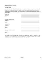 Form H251 Judgment Entry of Divorce (With Children, No Personal Jurisdiction) - Cuyahoga County, Ohio, Page 4