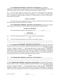 Form H161 Judgment Entry of Divorce (No Children, With Separation Agreement, No Spousal Support) - Cuyahoga County, Ohio, Page 2