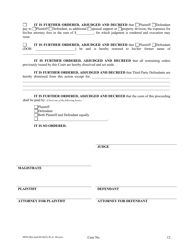 Form H950 Judgment Entry of Divorce (No Children, No Separation Agreement, With Spousal Support) - Cuyahoga County, Ohio, Page 12