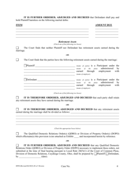 Form H950 Judgment Entry of Divorce (No Children, No Separation Agreement, With Spousal Support) - Cuyahoga County, Ohio, Page 4
