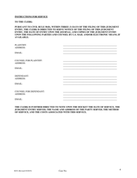 Form H252 Judgment Entry of Divorce (No Children, No Personal Jurisdiction) - Cuyahoga County, Ohio, Page 4