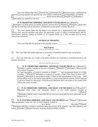 Form H949 Judgment Entry of Divorce (With Children, With Separation Agreement) - Cuyahoga County, Ohio, Page 2
