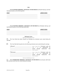 Form H946 Judgment Entry of Divorce (With Children, No Separation Agreement) - Cuyahoga County, Ohio, Page 4