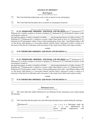 Form H160 Judgment Entry of Dissolution (No Children, No Spousal Support) - Cuyahoga County, Ohio, Page 2