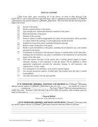 Form H953 Judgment Entry of Dissolution (No Children, With Spousal Support) - Cuyahoga County, Ohio, Page 2
