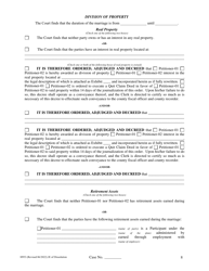 Form H953 Judgment Entry of Dissolution (No Children, With Spousal Support) - Cuyahoga County, Ohio, Page 8