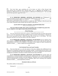 Form H954 Judgment Entry of Dissolution (With Children) - Cuyahoga County, Ohio, Page 4