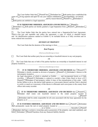 Form H133 Judgment Entry of Legal Separation (With Children, With Separation Agreement) - Cuyahoga County, Ohio, Page 2