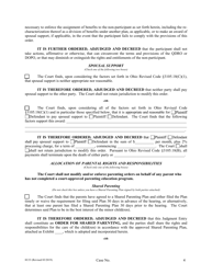 Form H133 Judgment Entry of Legal Separation (With Children, With Separation Agreement) - Cuyahoga County, Ohio, Page 4