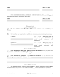 Form H134 Judgment Entry of Legal Separation (With Children, No Separation Agreement) - Cuyahoga County, Ohio, Page 4