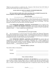 Form H134 Judgment Entry of Legal Separation (With Children, No Separation Agreement) - Cuyahoga County, Ohio, Page 6