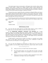 Form H134 Judgment Entry of Legal Separation (With Children, No Separation Agreement) - Cuyahoga County, Ohio, Page 8