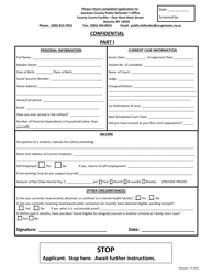 Eligibility Application - Genesee County, New York, Page 2